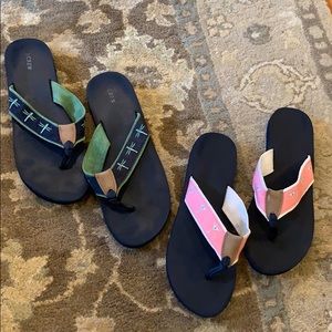 J. Crew martini and dragonfly flip flops 10
